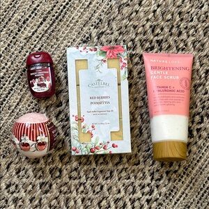 Multi pack | Soap, Hand Sanitizer, Bath Bomb, Gentle Face Scrub - Pink